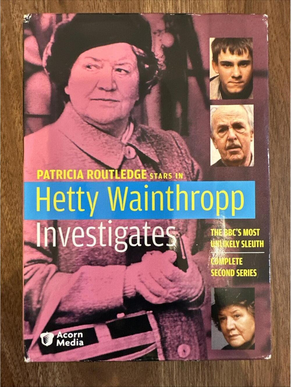 HETTY WAINTHROPP INVESTIGATES: COMPLETE Second SERIES 3-DISC DVD SET ACORN MEDIA